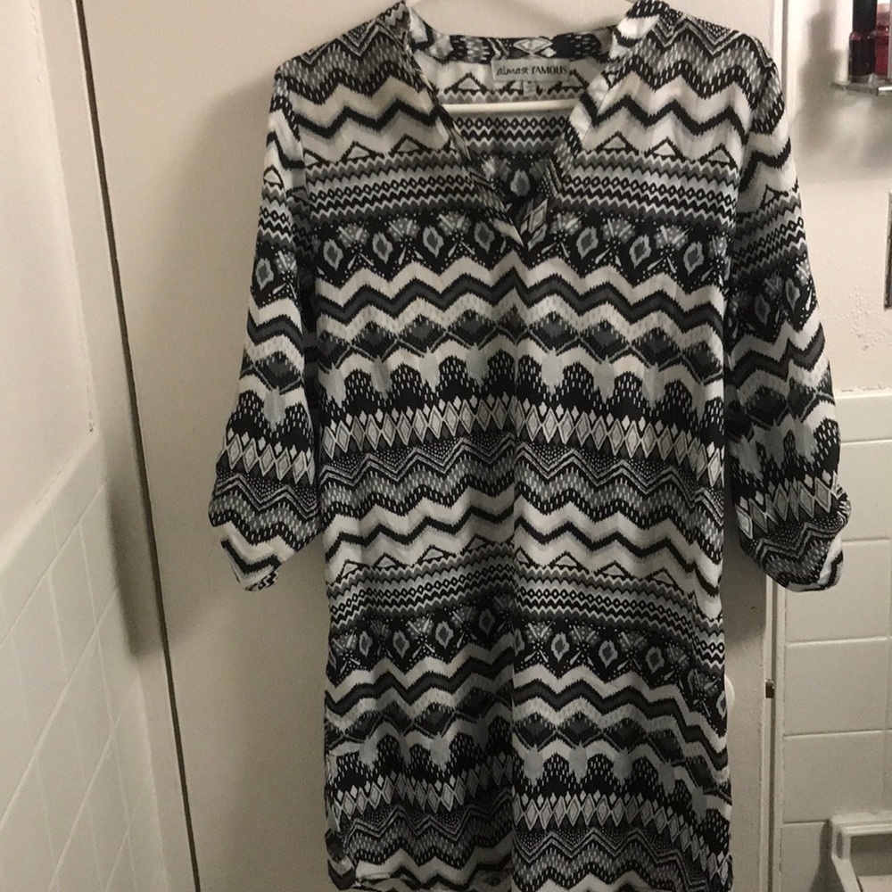 Black & white dress